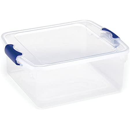 Clear plastic tub
